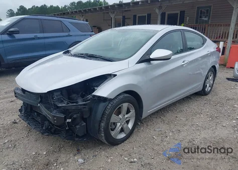 2013 Hyundai Elantra Gls from USA, damaged, VIN KMHDH4AE3DU664296